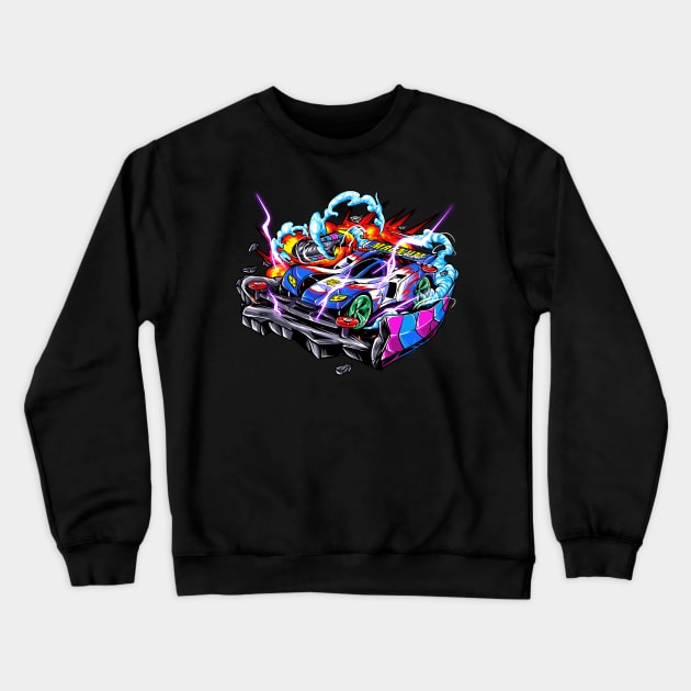 Magnum Saber 90s Anime Crewneck Sweatshirt by mazyoy